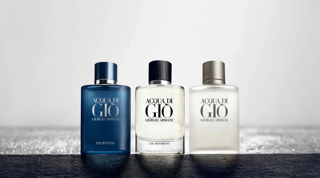 Colección de perfumes Giorgio Armani Acqua di Giò